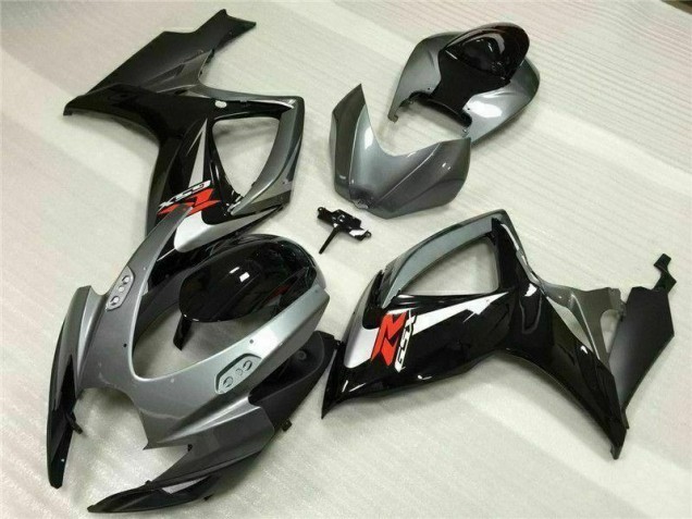 Argento Grigio ABS Kits Carene Moto GSXR 600 / 750 K6 2006-2007 Argento Grigio ABS Kits Carene Moto GSXR 600 / 750 K6 2006-2007