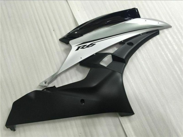 Argento Nero Kit Carenatura Moto Iniezione R6 2006-2007 Argento Nero Kit Carenatura Moto Iniezione R6 2006-2007