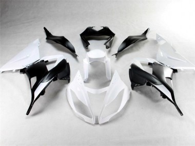 Bianco Nero ABS Moto Plastica & Carene ZX6R 2013-2018