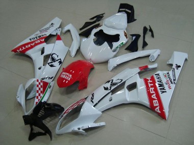 Bianco Rosso Abarth Carene Moto R6 2006-2007