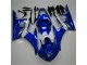 Blu Bianco ABS Moto Plastica & Carena R6 2003-2005