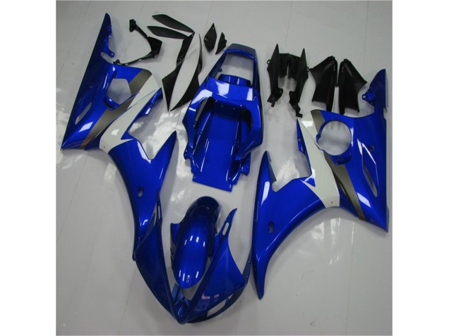 Blu Bianco ABS Moto Plastica & Carena R6 2003-2005