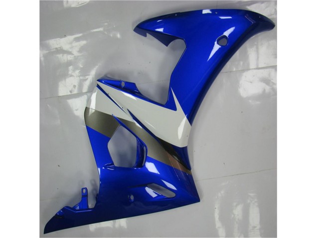 Blu Bianco ABS Moto Plastica & Carena R6 2003-2005