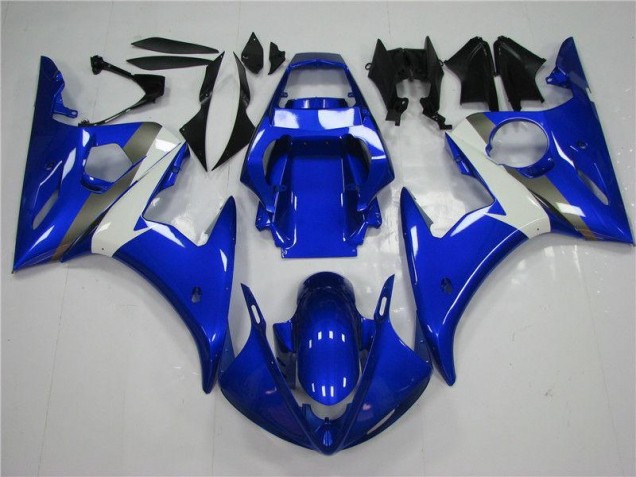 Blu Bianco ABS Moto Plastica & Carena R6 2003-2005