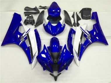 Blu Bianco Kit Carene Moto R6 2006-2007