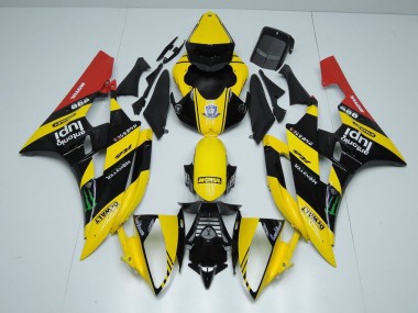 Giallo Nero Monster Carene Moto R6 2006-2007