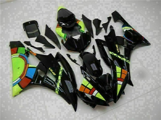 Nero ABS Plastica Moto R6 2006-2007 Nero ABS Plastica Moto R6 2006-2007