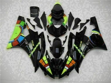 Nero ABS Plastica Moto R6 2006-2007