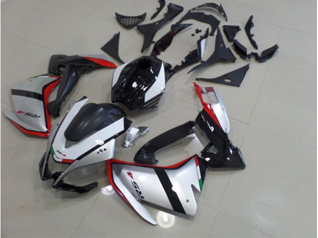 Nero Argento Rosso Kits Carenatura Moto Completa RS4 50 125 2011-2018 Nero Argento Rosso Kits Carenatura Moto Completa RS4 50 125 2011-2018
