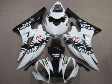 Nero Bianco Motul Carene Moto R6 2006-2007