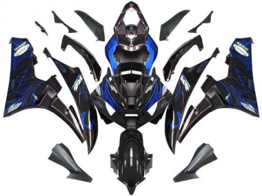 Nero Blu Fiamma Carene Moto R6 2006-2007