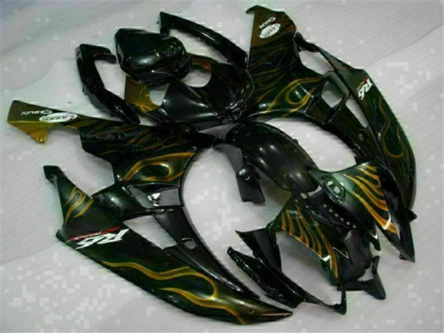 Nero Kit Completo Carenatura Moto ABS R6 2006-2007 Nero Kit Completo Carenatura Moto ABS R6 2006-2007
