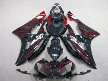 Nero Rosso Fiamma Kits Carene Moto R6 2006-2007