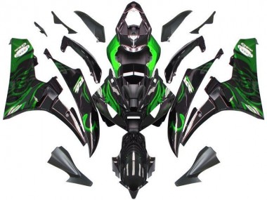 Nero Verde Fiamma Carene Moto R6 2006-2007
