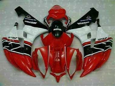 Rosso Bianco ABS Kit Carenatura Moto R6 2006-2007